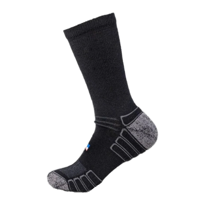 Thermal wool sock designed for warmth and comfort in cold work environments.