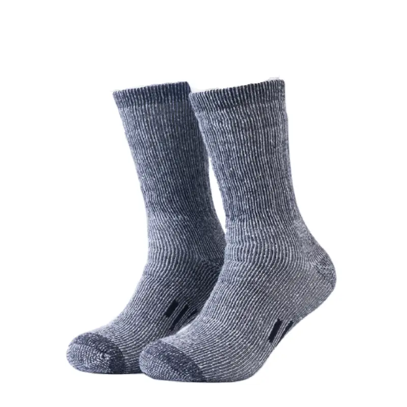 Merino wool work sock providing warmth and comfort for long hours in demanding environments.