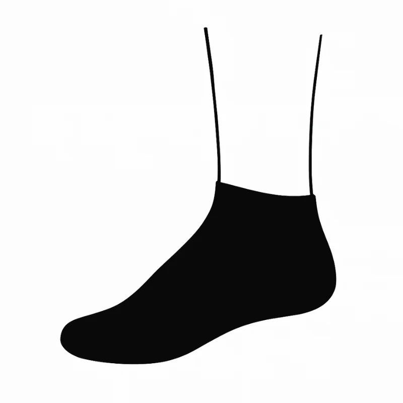 Custom diabetic socks ankle length design for a snug, supportive fit and comfort.
