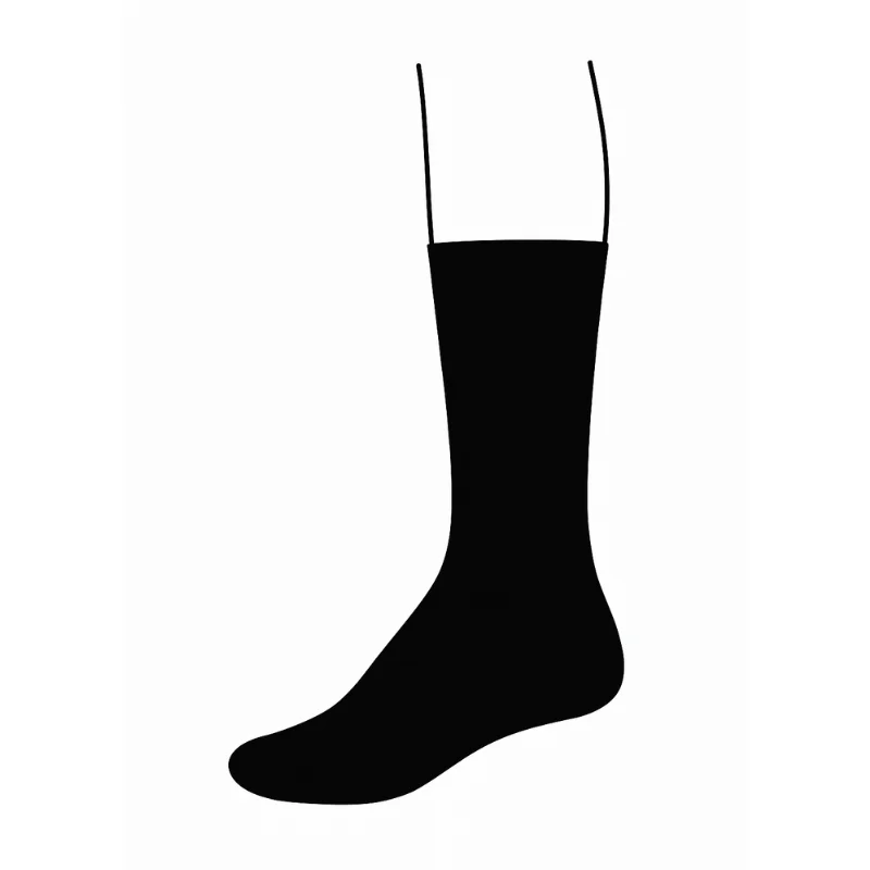 Custom diabetic socks crew length design for enhanced comfort and leg support.