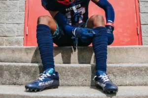 football scrunch socks 4