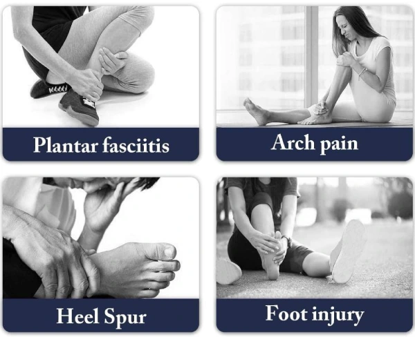 Showing plantar fasciitis neuropathy socks help with plantar fasciitis, foot fatigue, and general foot discomfort