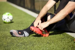 Soccer grip socks