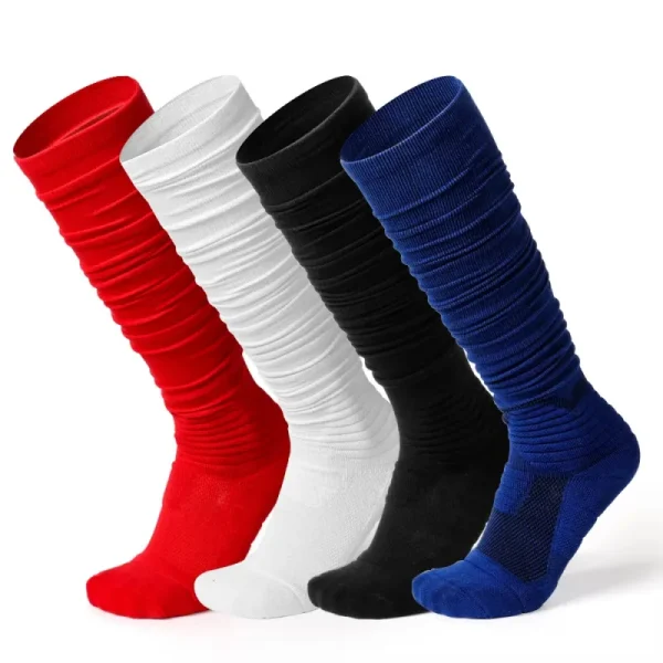 Football scrunch socks