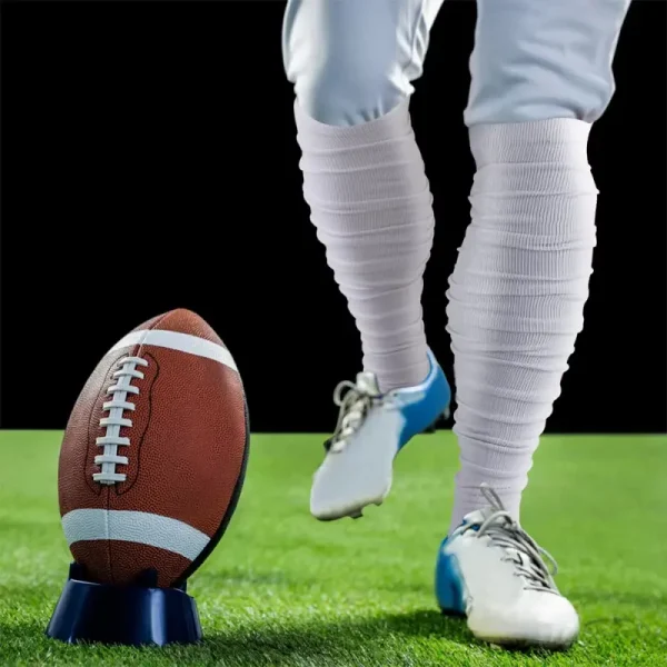long scrunch socks are ideal for players in football or other sports.