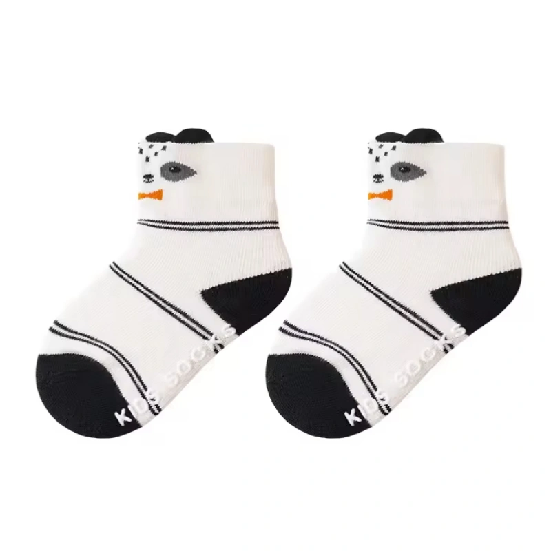 Kids Grip Socks, Non-Slip, Cute Cartoon Animal Pattern, Toddler Baby Socks.