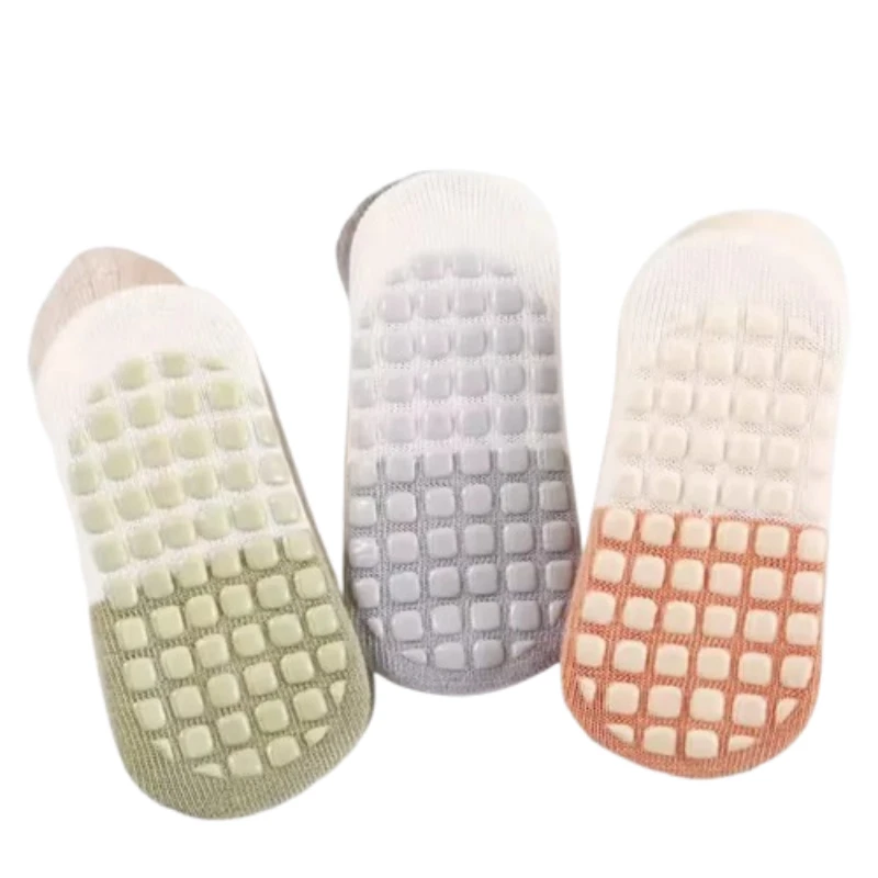 Eco Kids Grips, non-slip silicone baby socks for toddlers and babies.