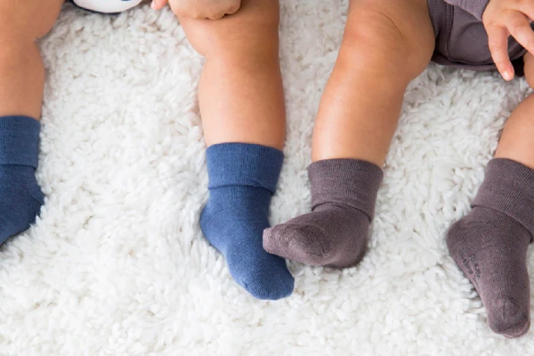 Comfortable and soft baby socks for sensitive skin