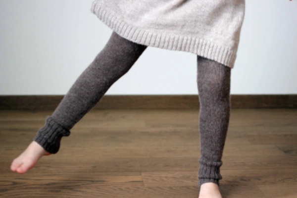 Kids wearing school uniform tights in fall and wool tights in winter, reflecting seasonal demand
