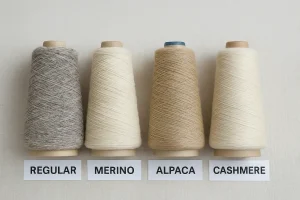 Types of wool for socks — regular, merino, alpaca, cashmere yarn comparison