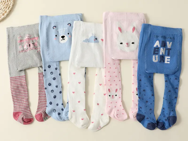 Creative designs for kids tights