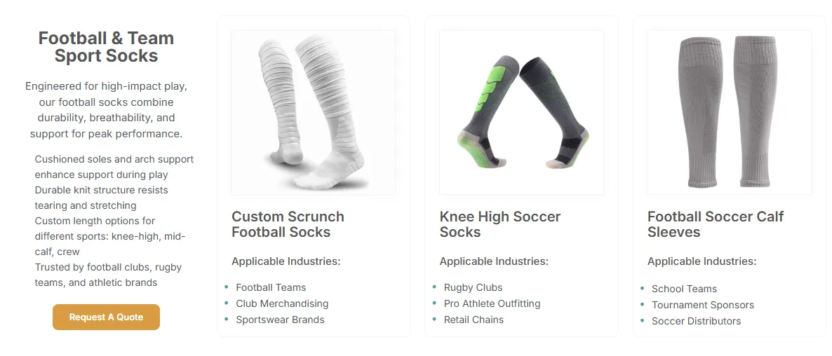 More custom football sleeves