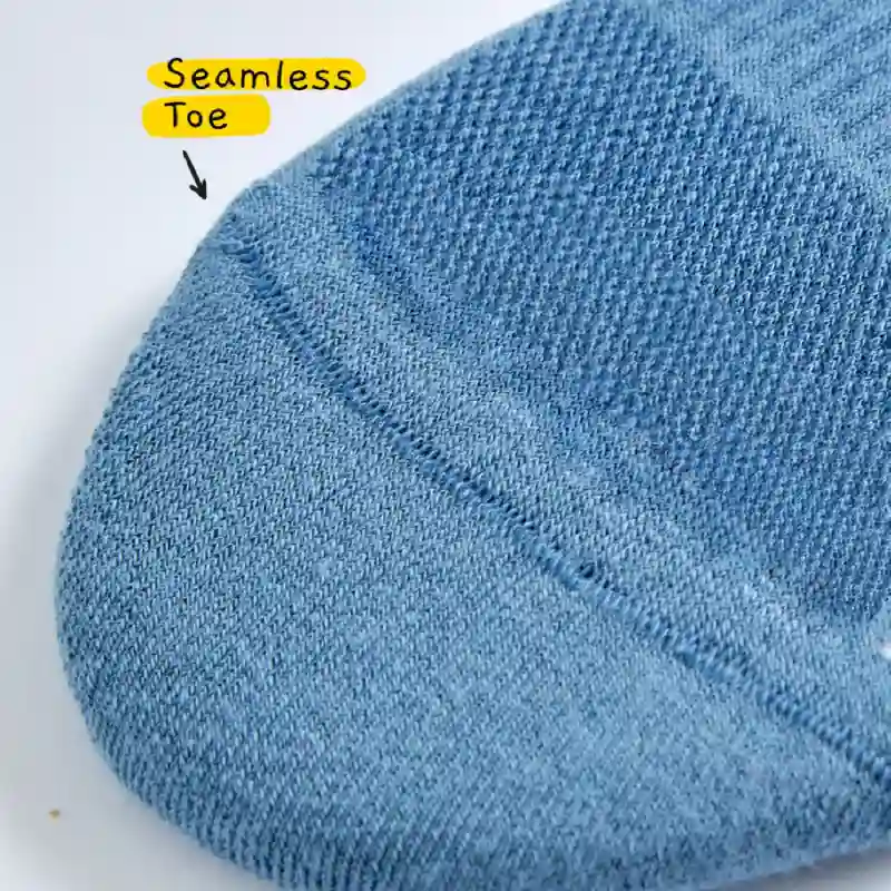No show no slip socks detailed