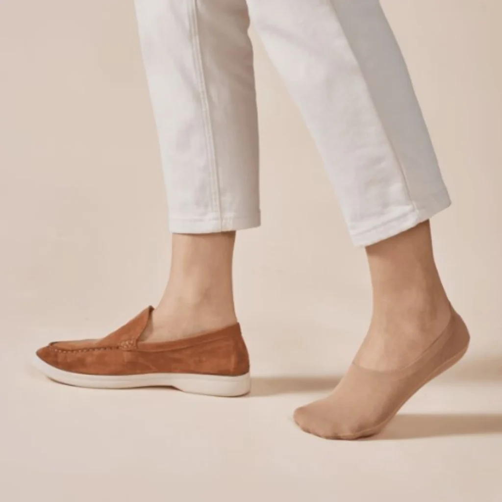 No show no slip socks with loafers