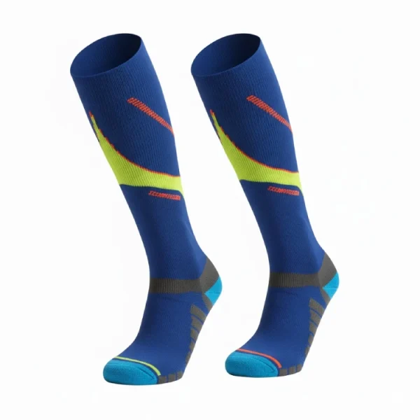 Running compression socks blue