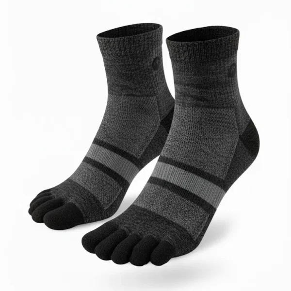 Running toe socks black