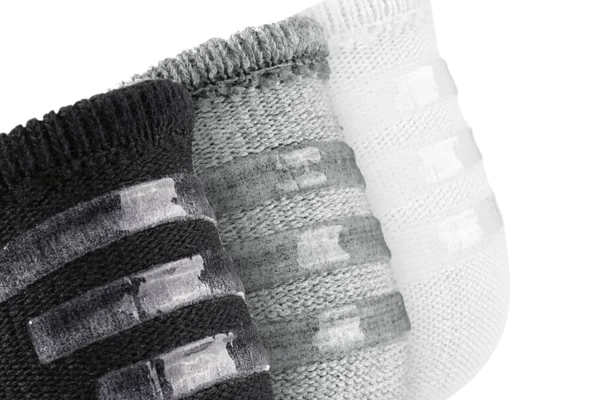 Close-up view of advanced silicone heel grip design on no show socks displayed for the Custom No Show Socks Manufacturer page under No Show Socks Details & Features module.