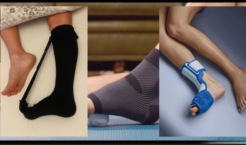 PF night socks vs. PF boots vs. PF compression socks