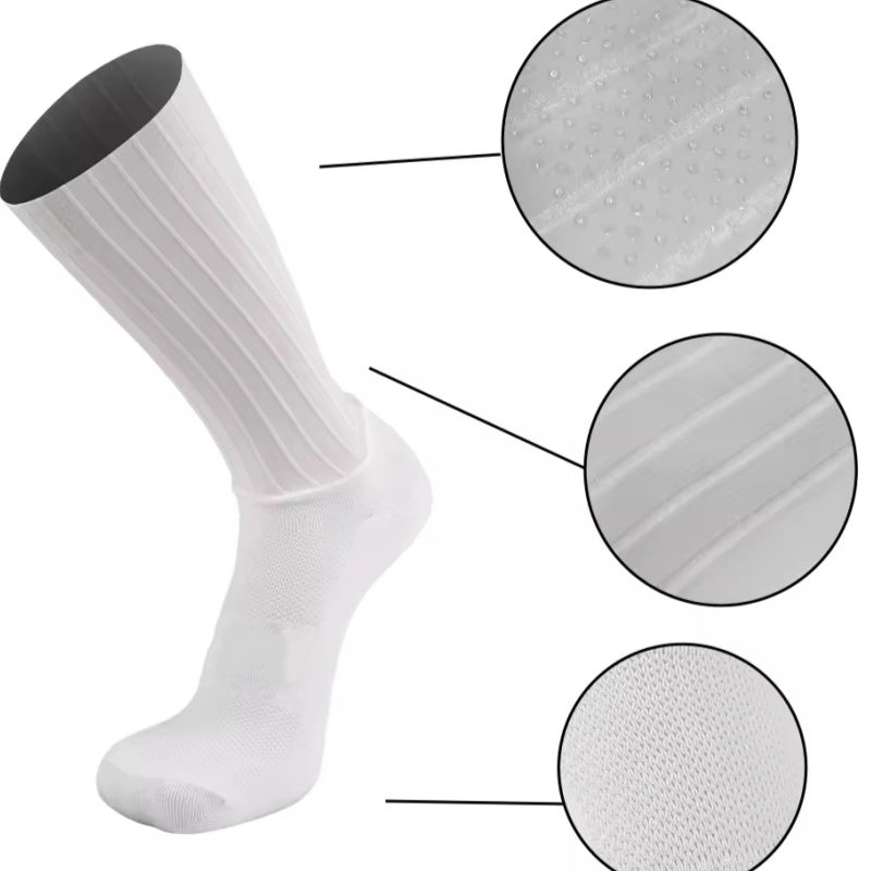 Aero cycling socks