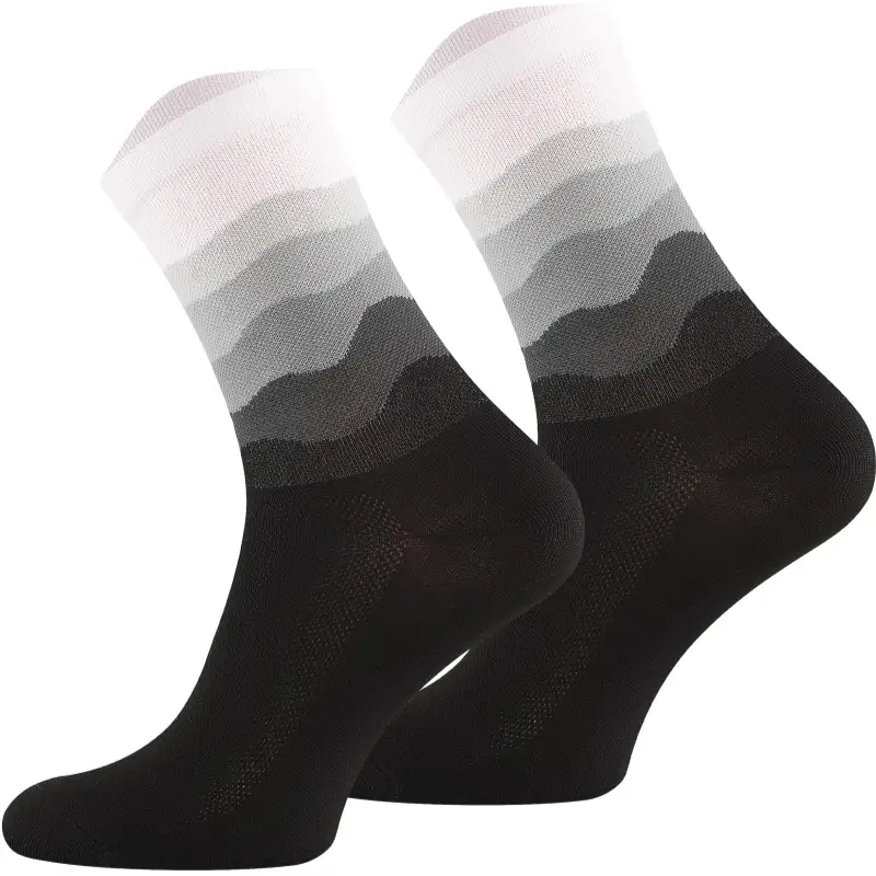 Gradient road cycling socks product image for custom cycling socks manufacturer