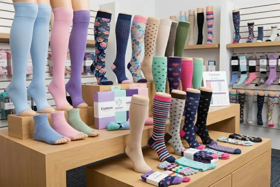 Pregnant compression socks