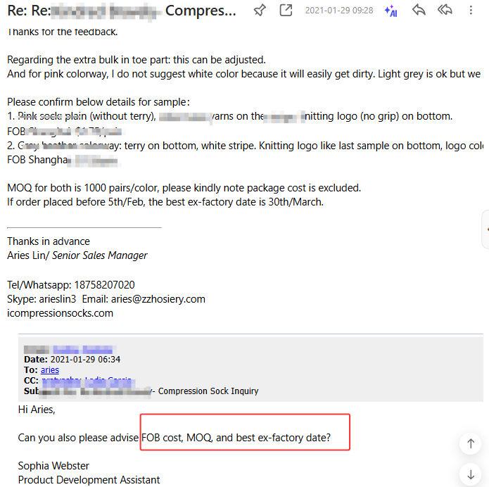Case study maternity compression socks pricing confirmation