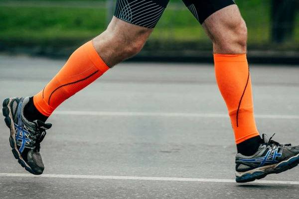 Custom calf compression sleeves for runners