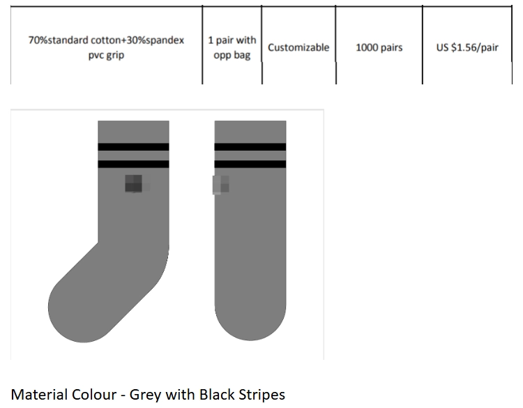 Case study Crew style spec yoga grip sock